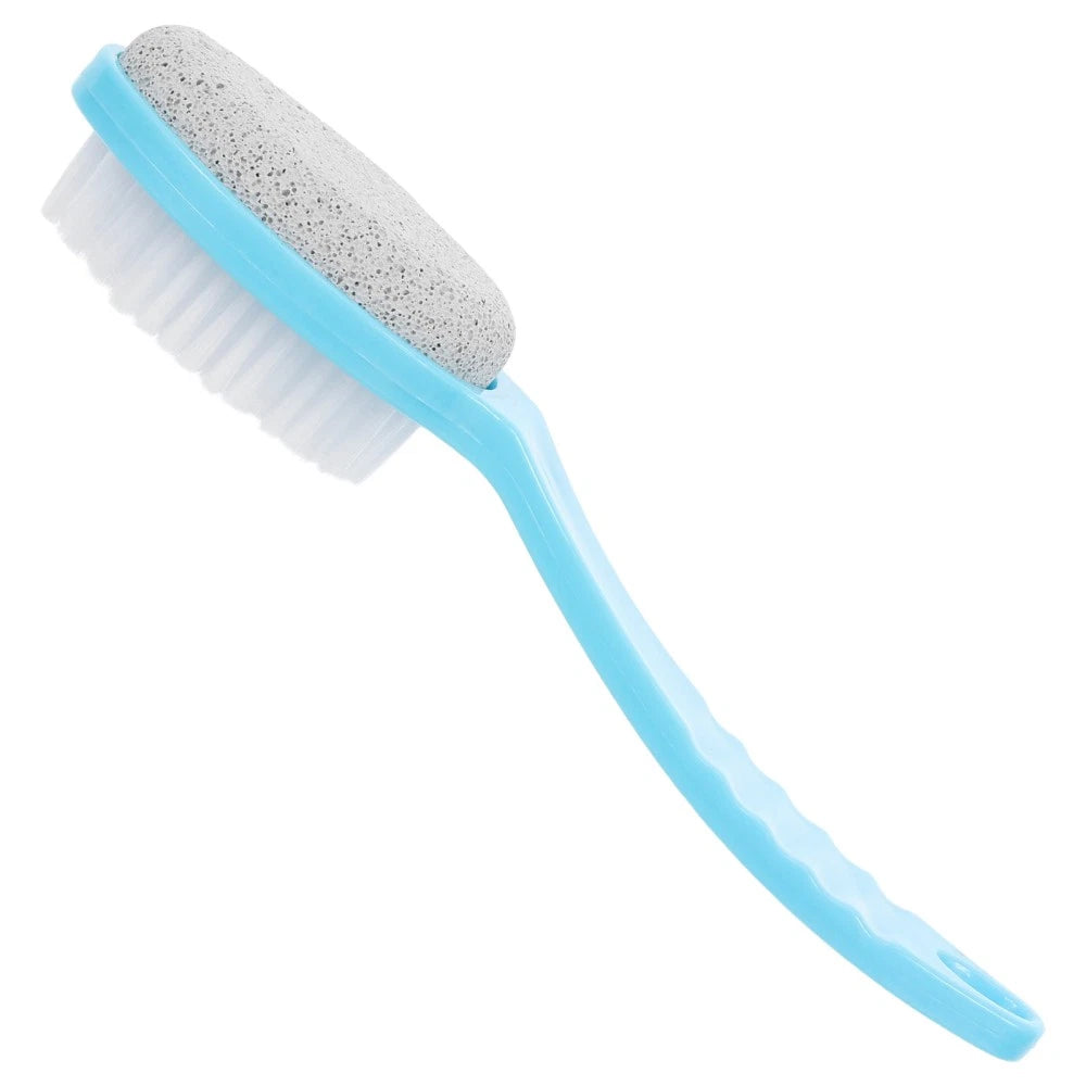 Foot Brush with Plastic Handle (Random Color) Plastic bath brush Foot brush
