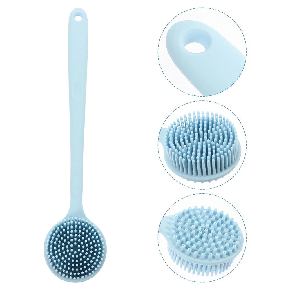 Silicone Bath Brush Brushes for Shower Gentle Back Man Body Cleaning
