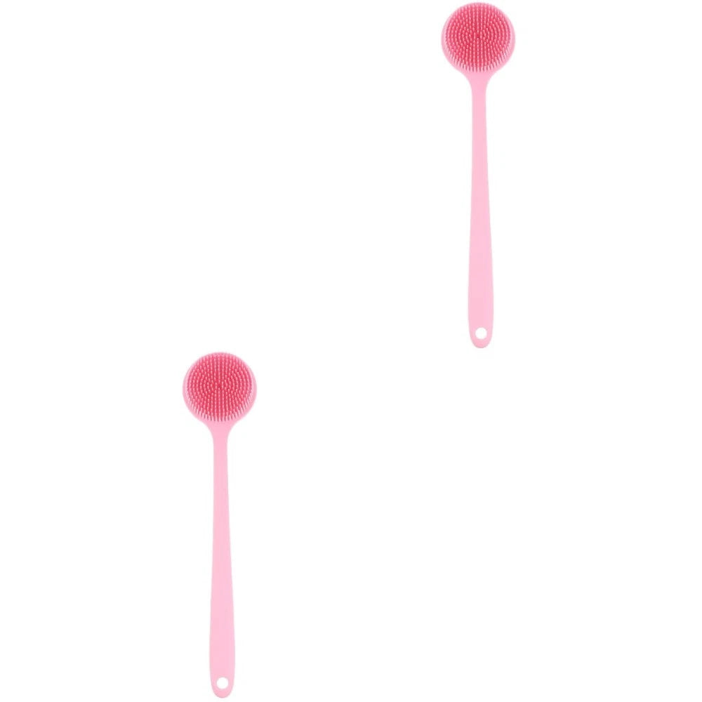 2 Count Bath Brush Elderly Baby Bathing Brushes Women Back Exfoliator