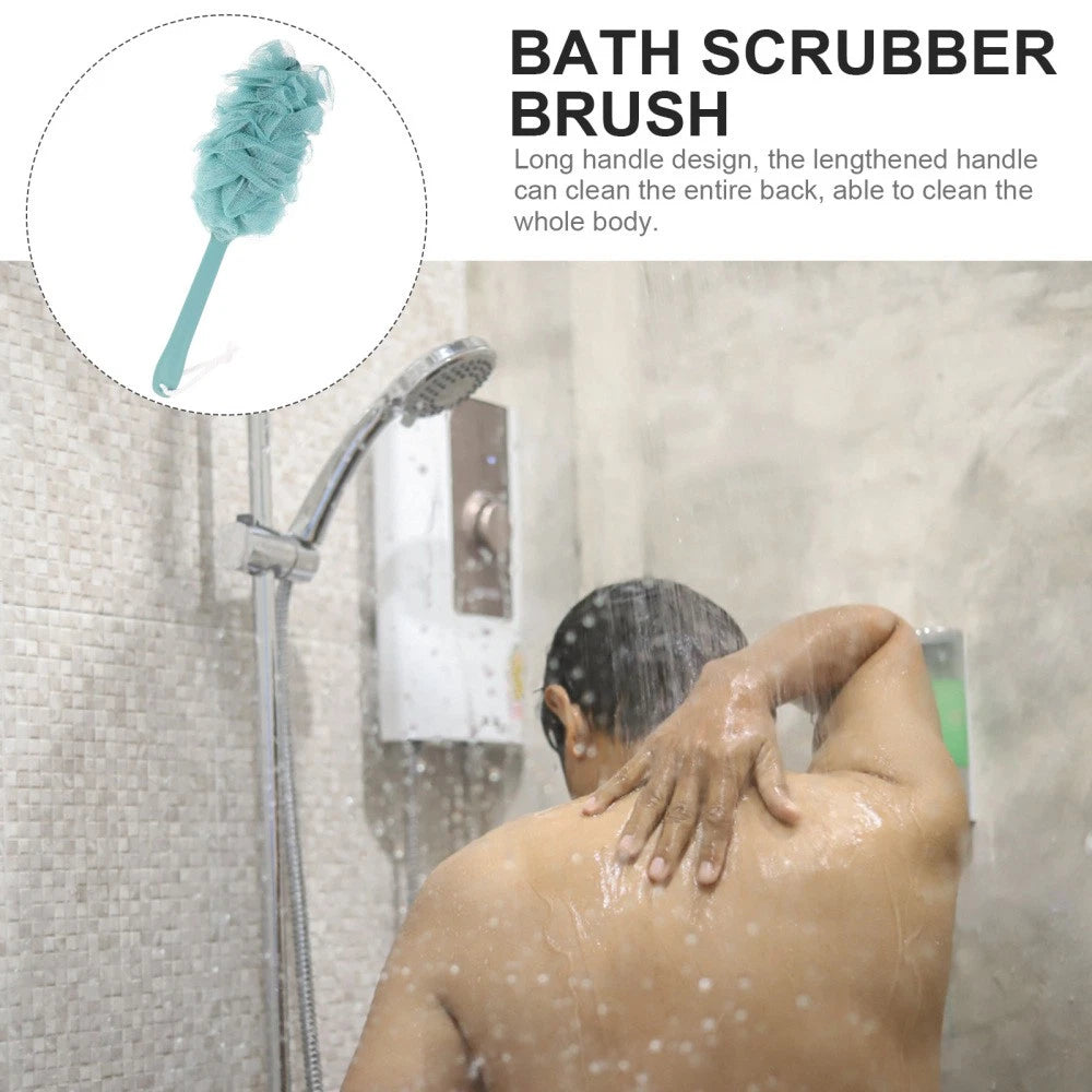 Bath Brush Man Accessories for Disabled People Bathing with Long Handle