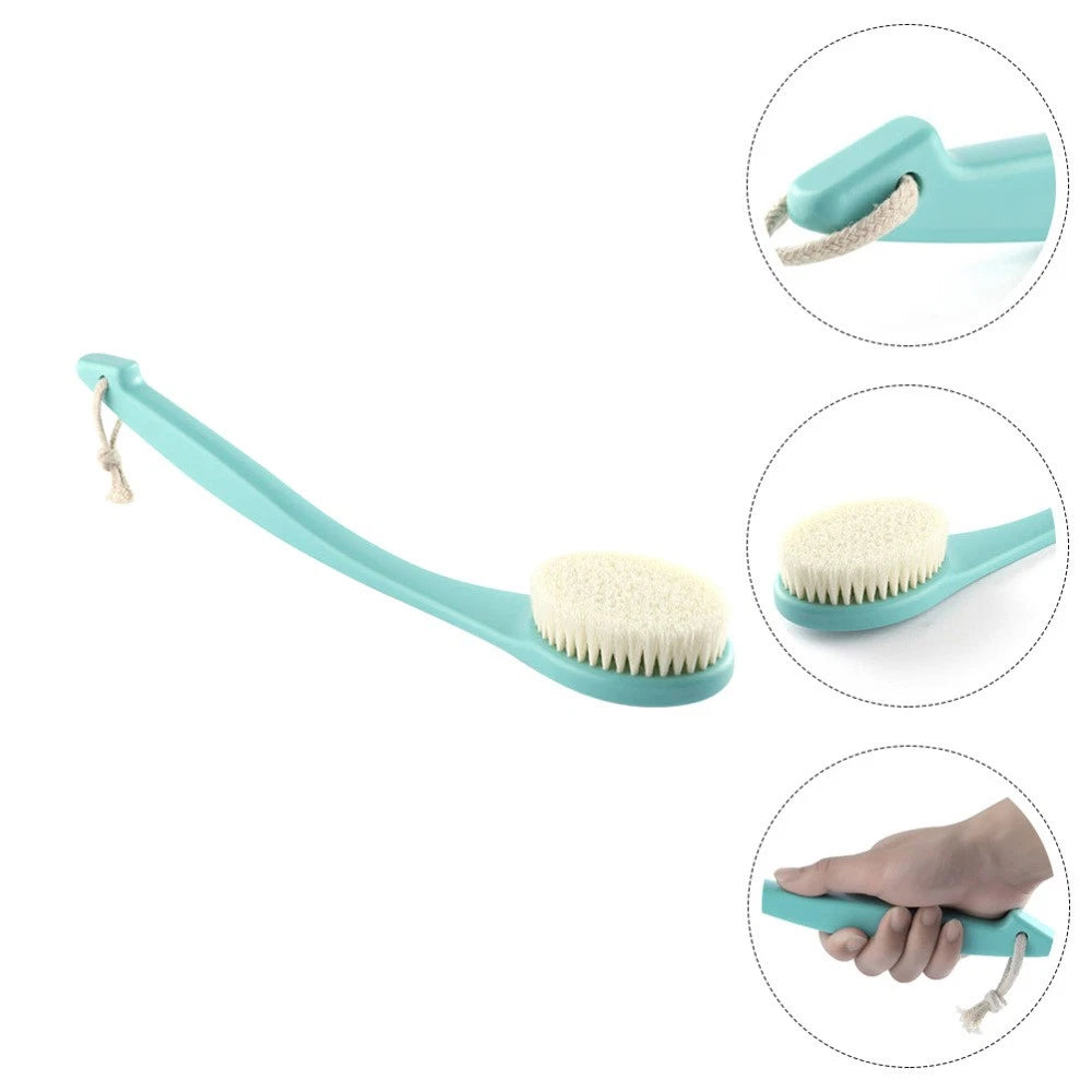 4pcs Body Cleaning Brush Long Handle Bath Brush Shower Foaming Brush Body