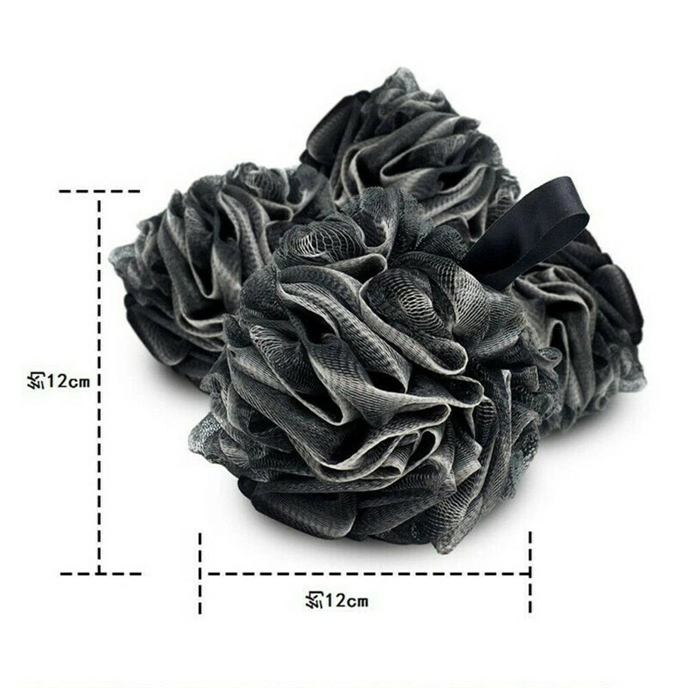 Large Bath Shower Scrub Exfoliating Body Brush Scrubber Sponge Ball Mesh Puff - DE,-