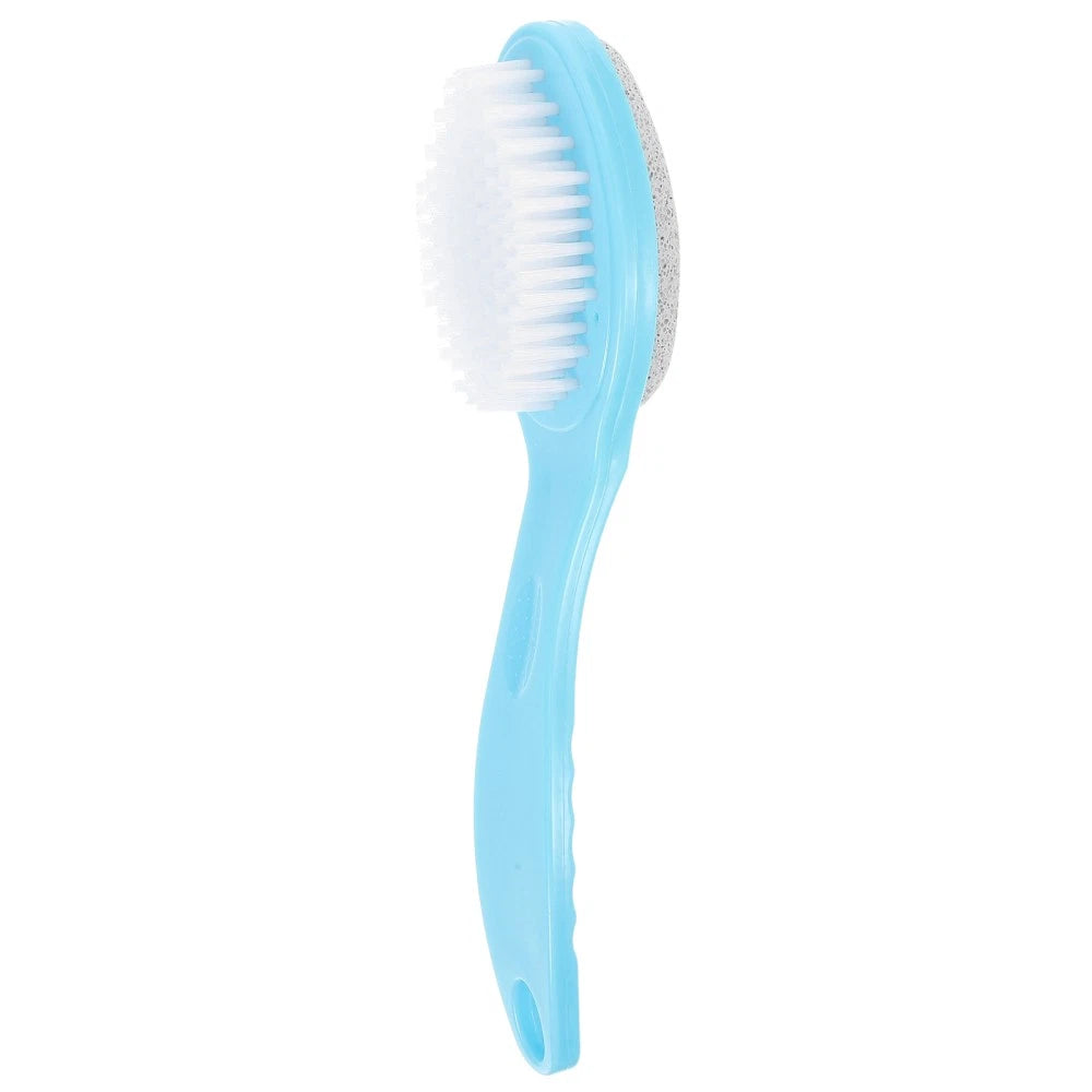 Foot Brush with Plastic Handle (Random Color) Plastic bath brush Foot brush