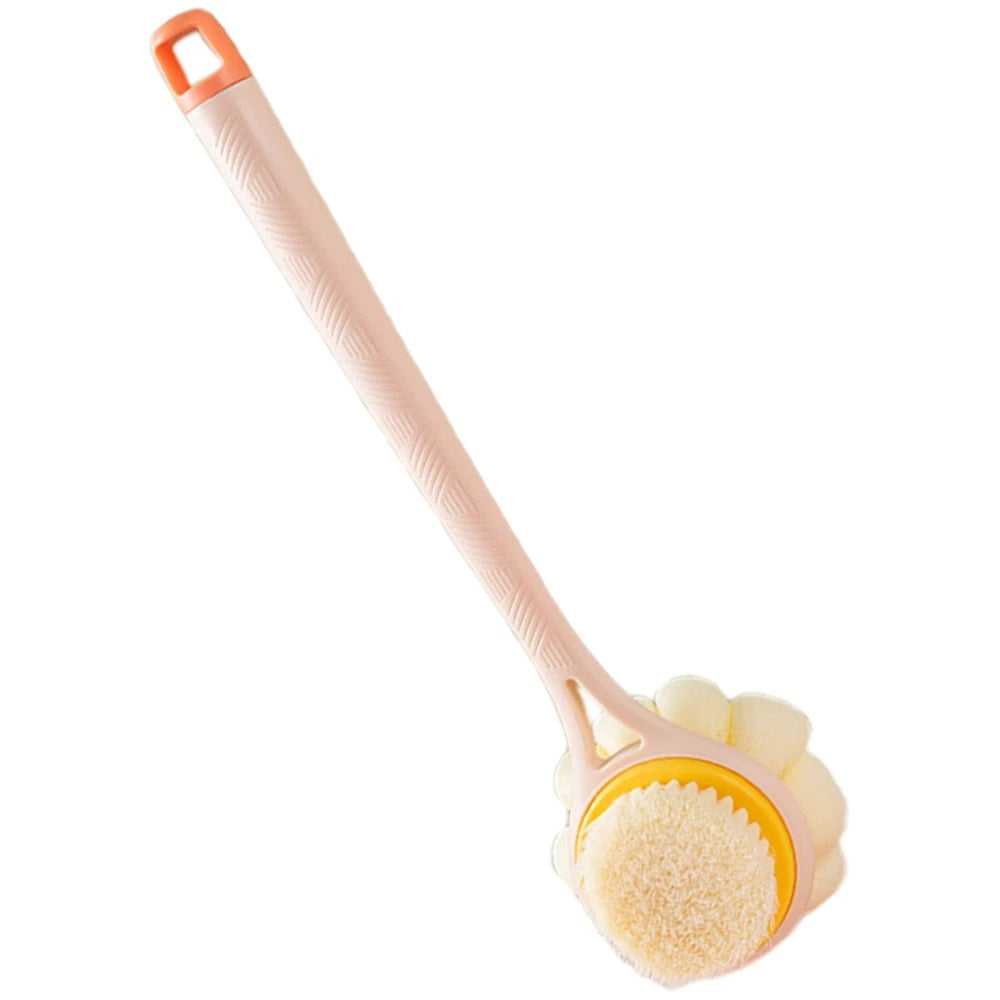 Bath Brush Exfoliating Back Scrubber with Handles Shower for Body