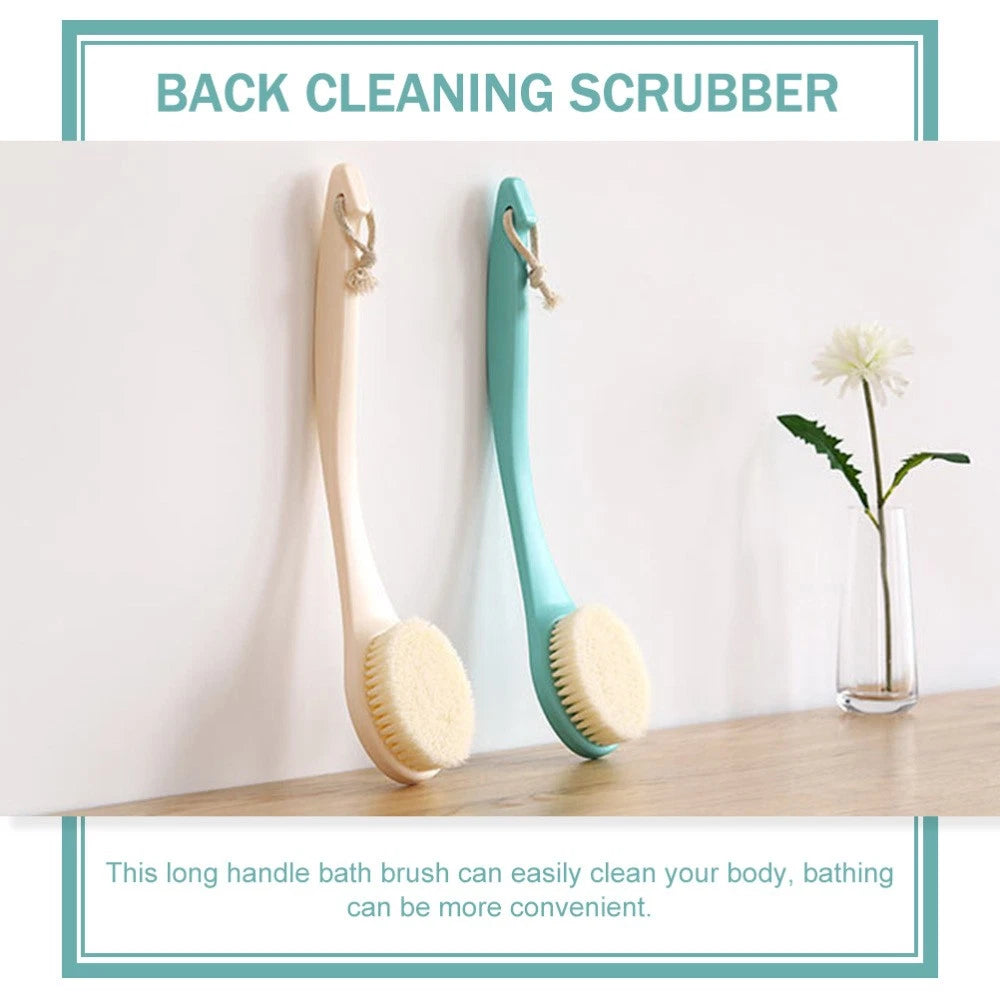 4pcs Body Cleaning Brush Long Handle Bath Brush Shower Foaming Brush Body