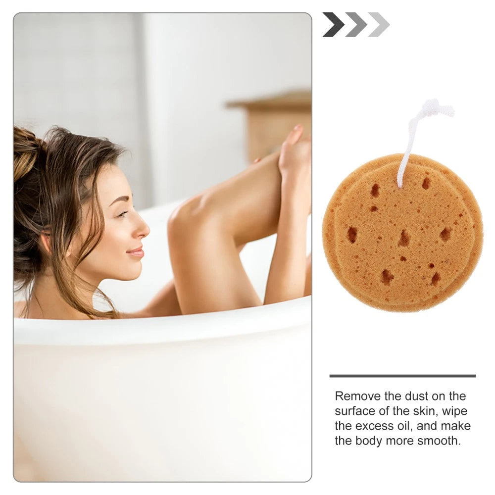 4 Pcs Bath Sponge Children's Bathing Tool Round Brush Skin Exfoliator for Body