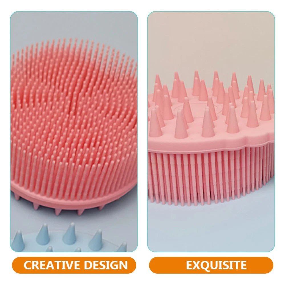 Bath Brush Child Man Silicone Body Shower Sensory for Kids Scrubber