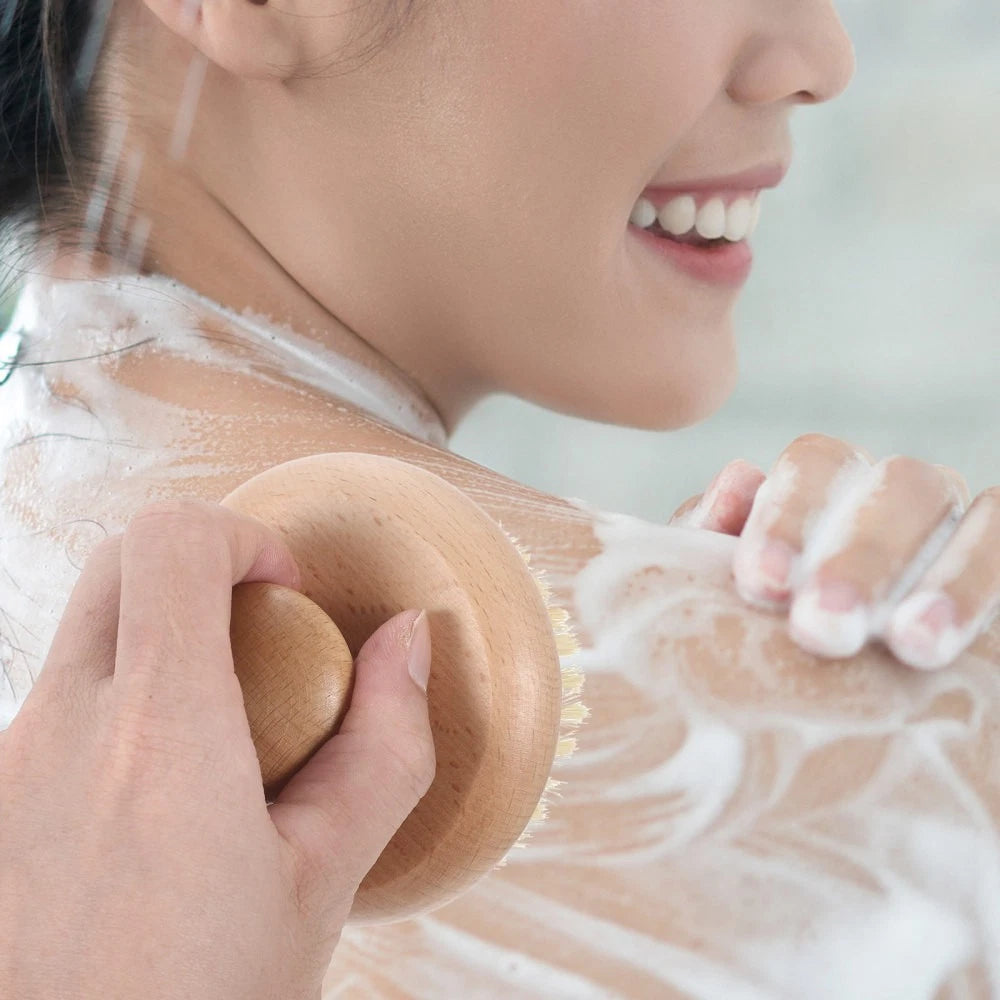 Dry Brushing Body Skin Exfoliator Scrubber Bath Brushes for Shower