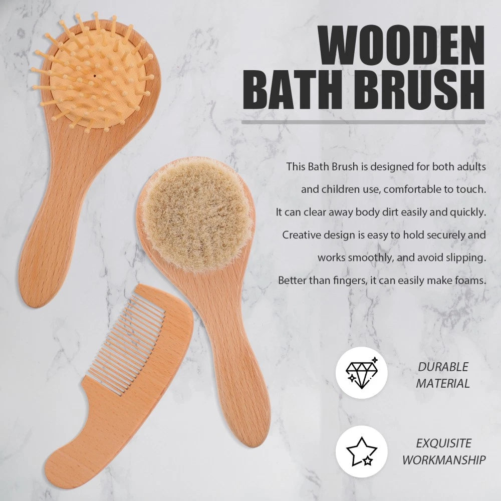 Baby Bath Brush Toddler Man Body Brushes for Shower Back Scrubber