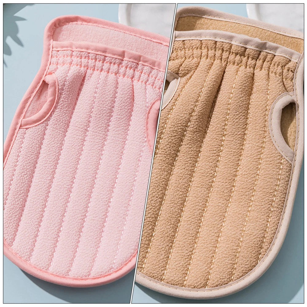 3 Pcs Bath Towel Set Body Brushes for Shower Gloves Exfoliating Work
