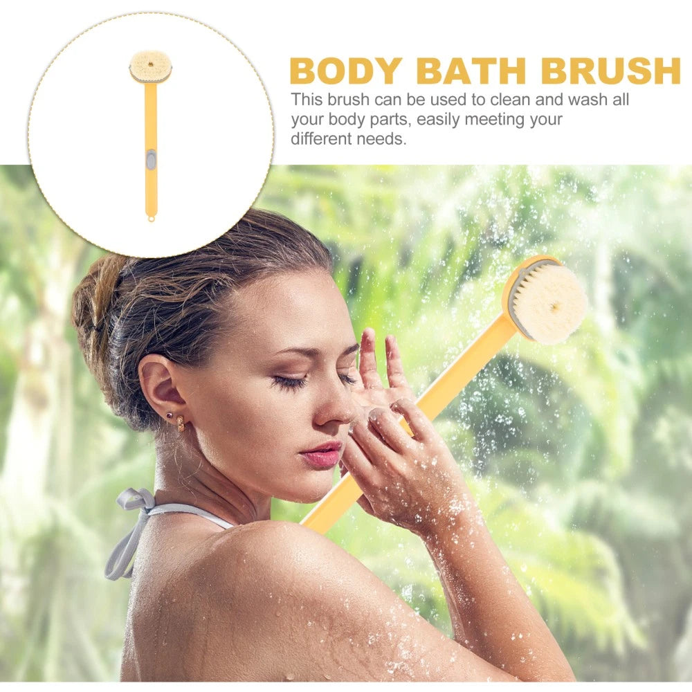 Long Handle Scrub Brush Miss Body Exfoliator Back Scrubber for Bath