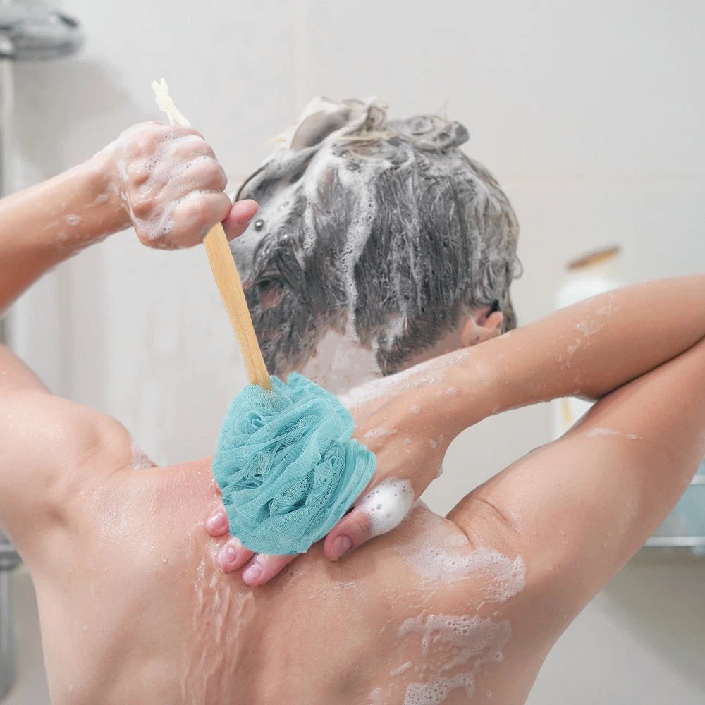 4 Pcs Bath Brush Rubs Back Ball Scrubber Miss for Shower