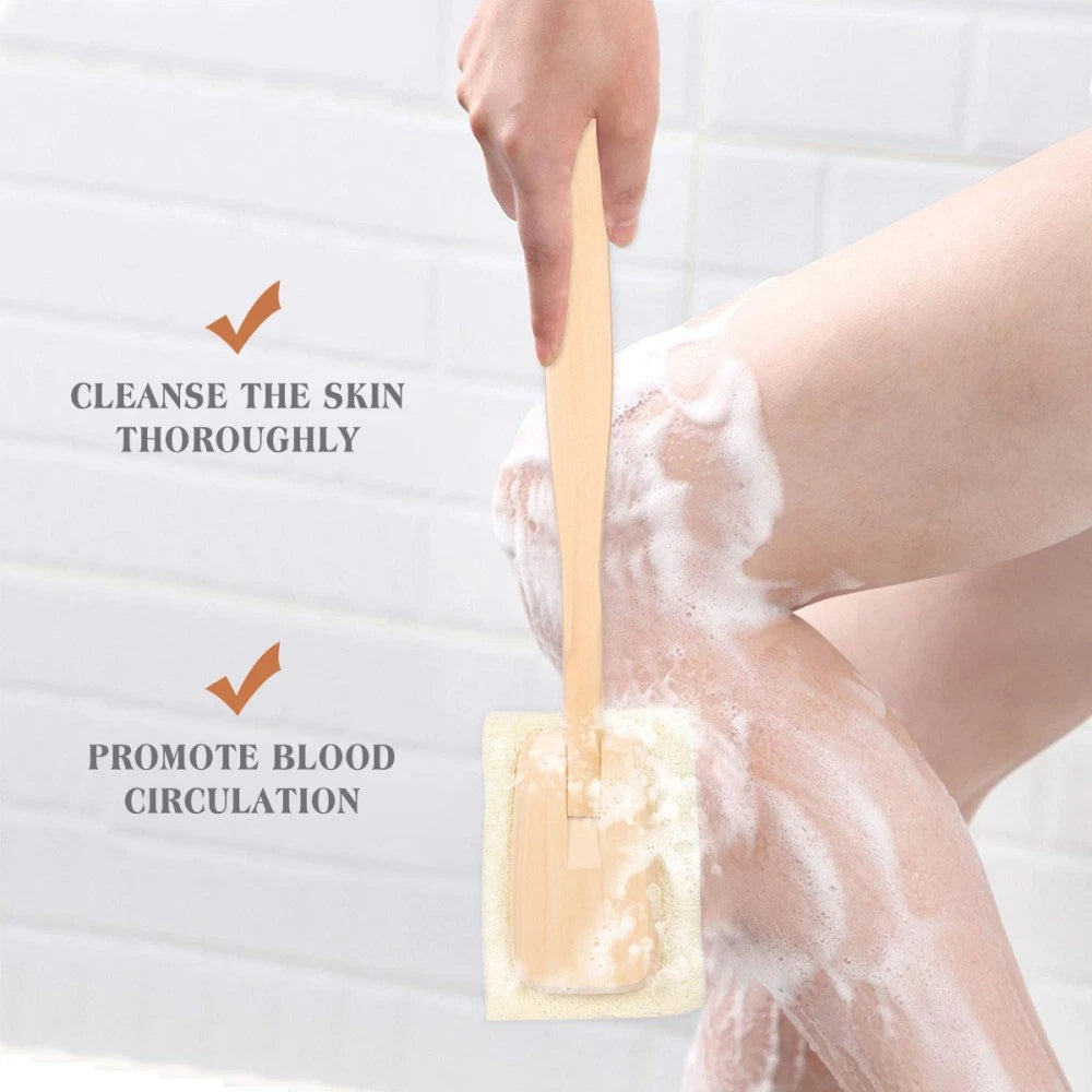 Loofah Bath Brush Body Exfoliator Work for Dry Brushing