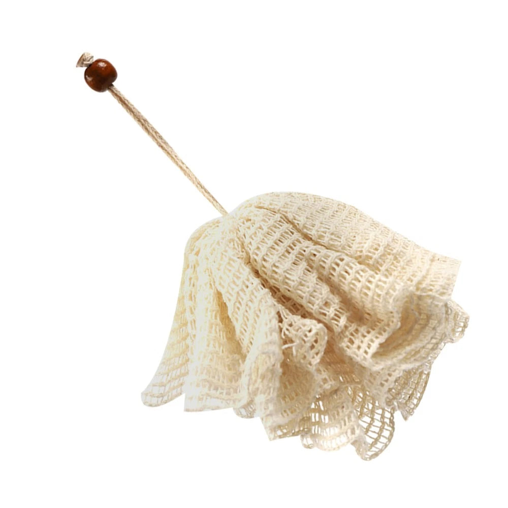 Bath Flower Towel Scrubber for Body Brush Bubbles Travel Shower Ball