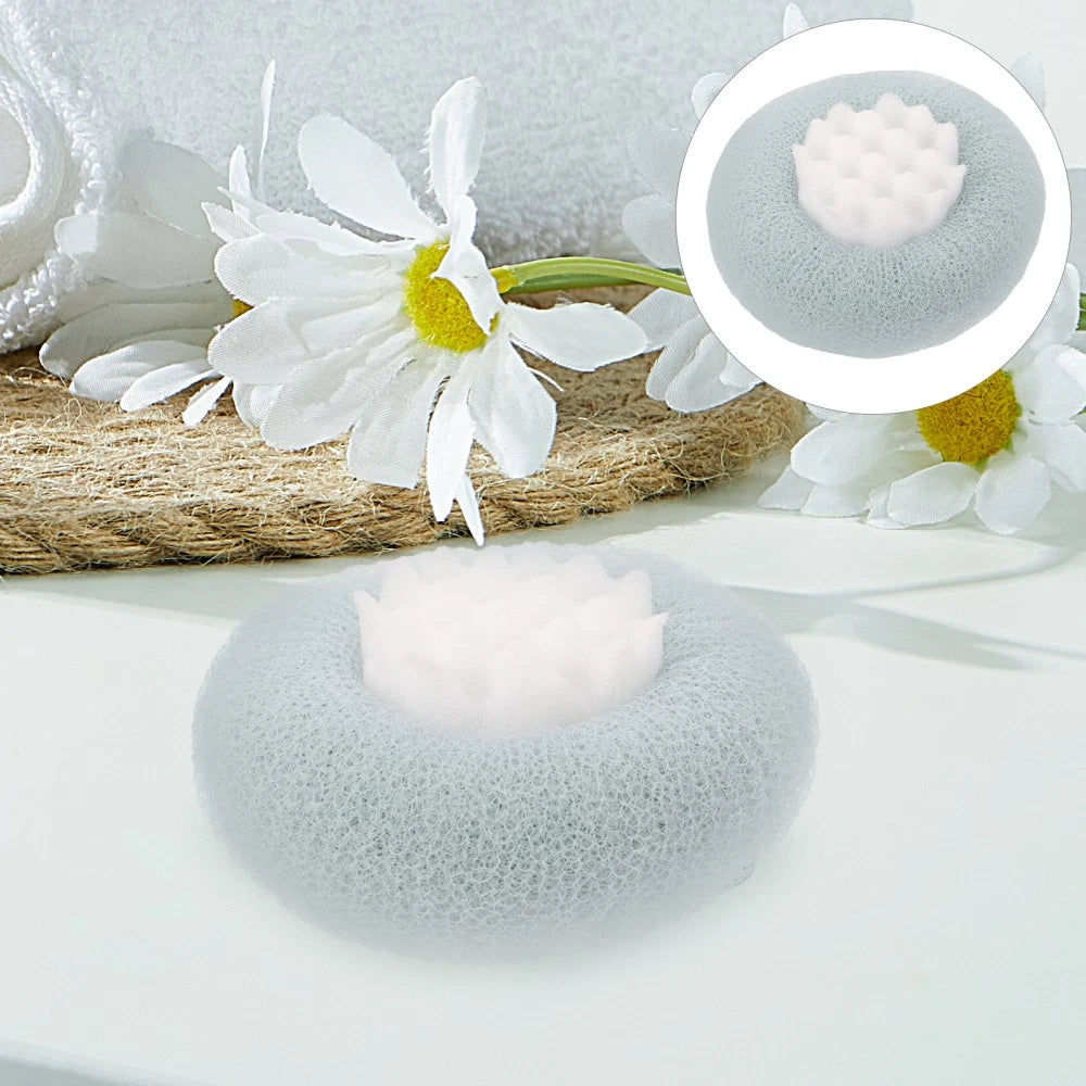 Suction Cup Bath Ball Exfoliating Back Scrubber Brush for Shower