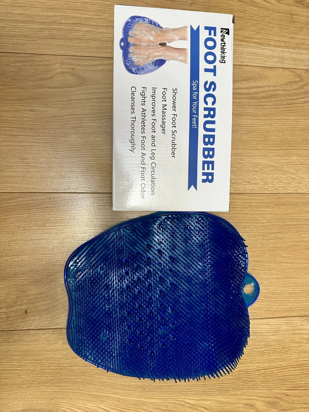 Foot Back Body Scrubber Massager Pad Shower Bath Exfoliating Brush Cleaning Mat