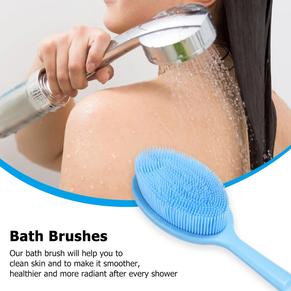 Cleaning Brush Bath Accessories Women Tub Scrubber with Long Handle