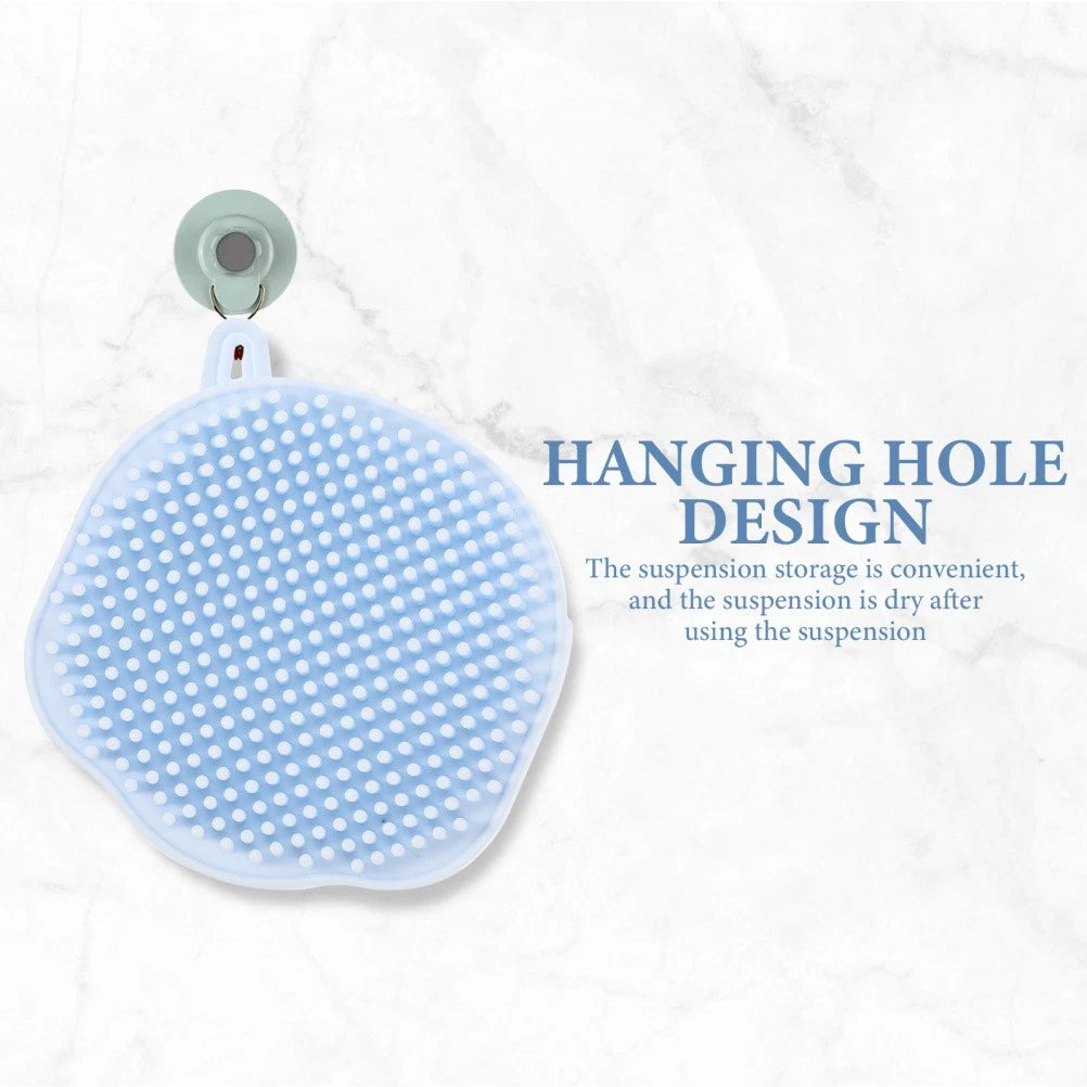 Bath Brush Travel Skin Exfoliator Scrubber Silicone Body Cleansing