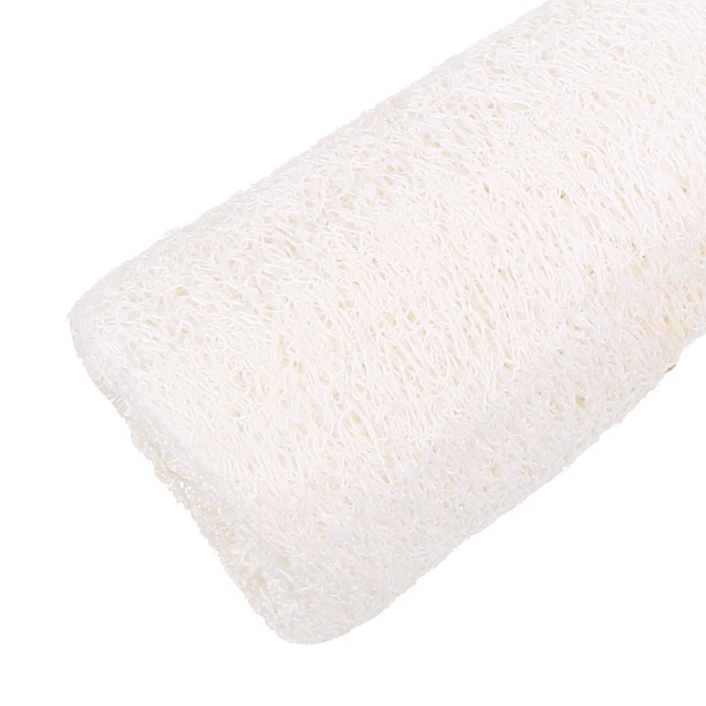 Natural Loofah Bath Brush Long Handle Exfoliating Back Scrubber