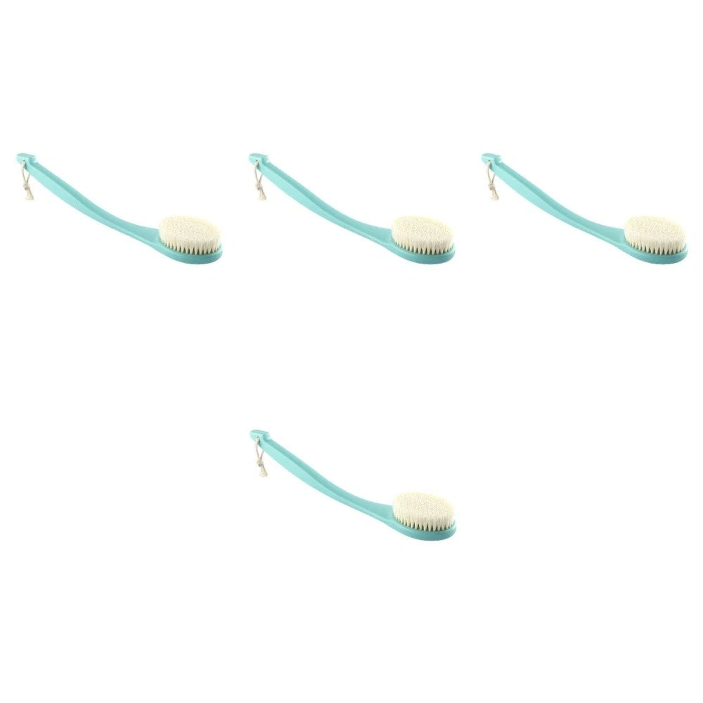4pcs Body Cleaning Brush Long Handle Bath Brush Shower Foaming Brush Body