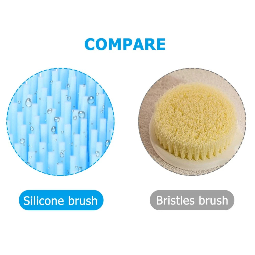 Cleaning Brush Bath Accessories Women Tub Scrubber with Long Handle