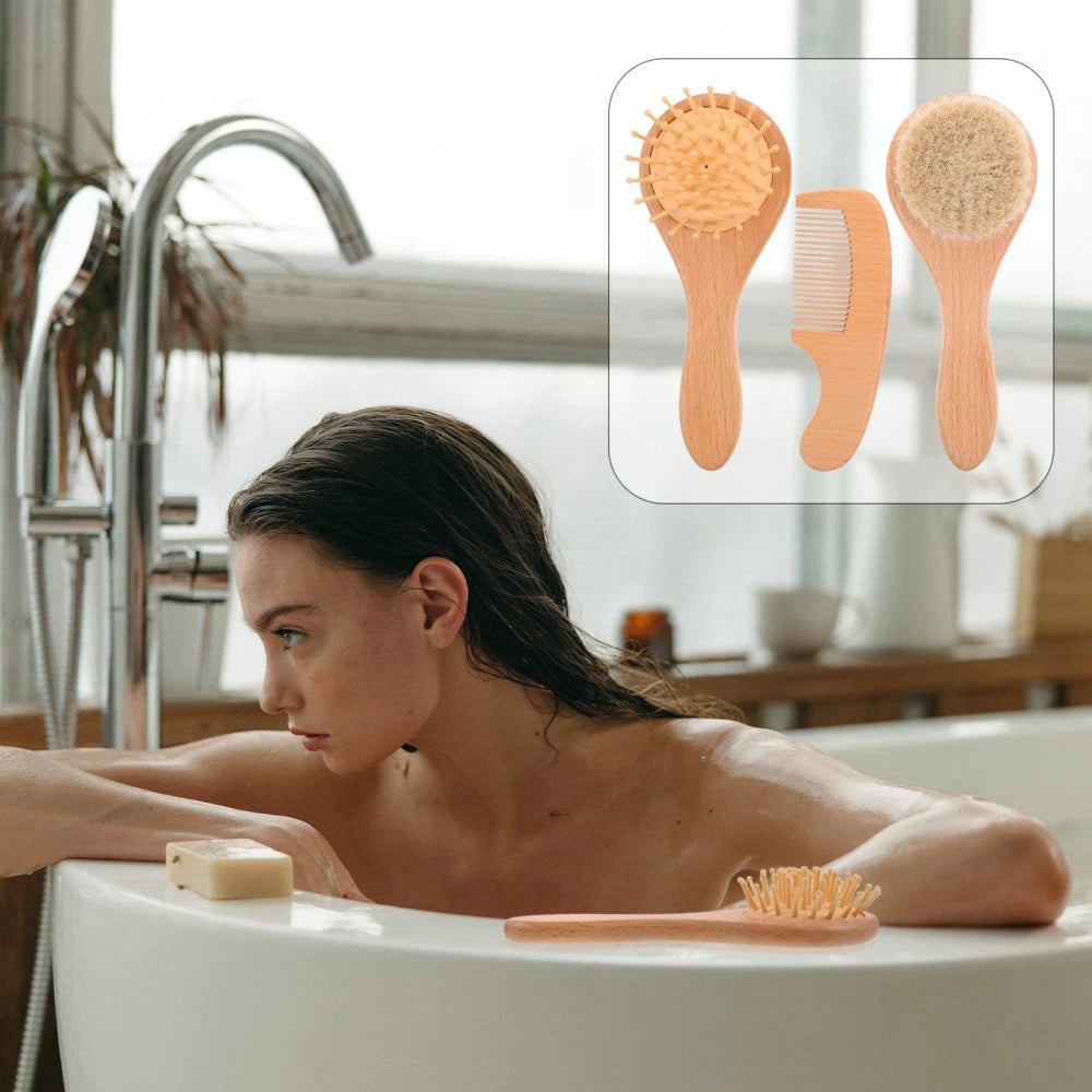 Baby Bath Brush Toddler Man Body Brushes for Shower Back Scrubber