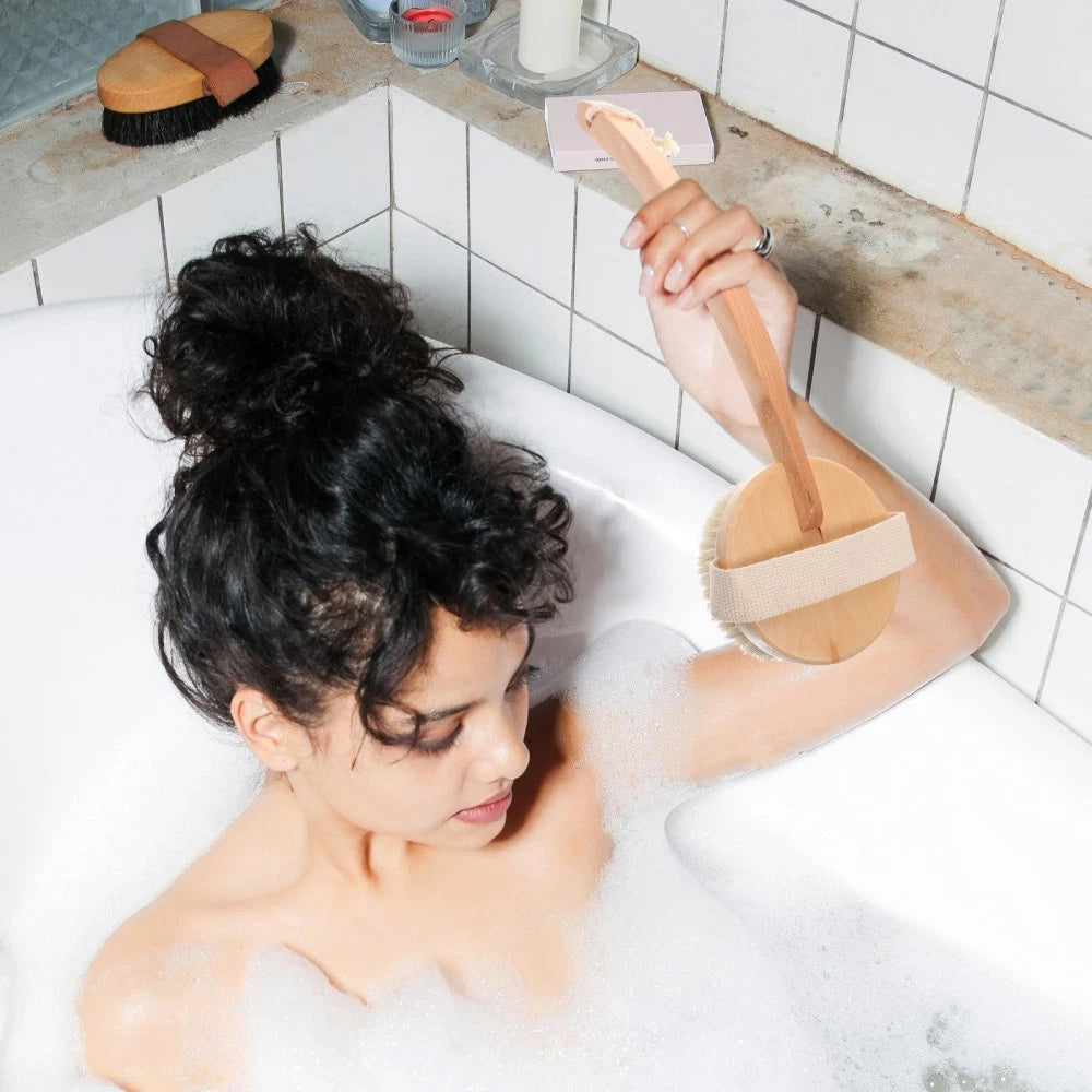 Bath Brush Multi-functional Exfoliating Shower Scrubber Back Scrubbing