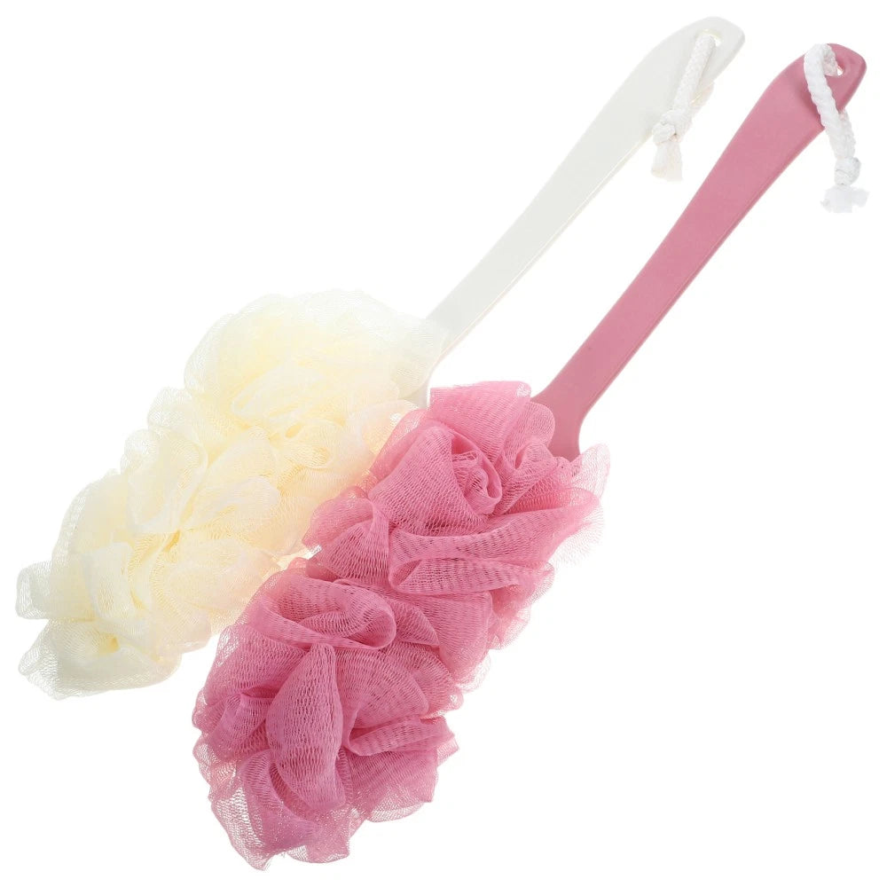 2 Pcs Bath Ball Brush Brushes Back Scrub Exfoliating Body Scrubber