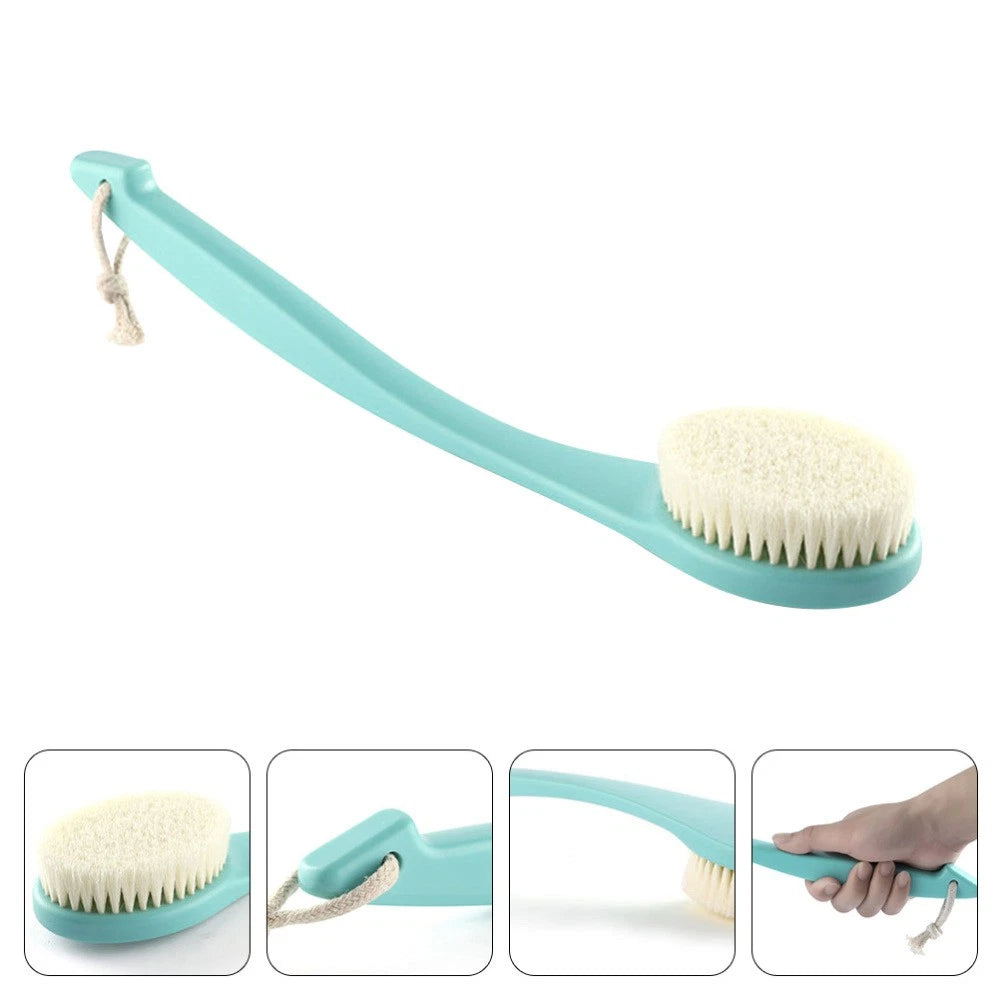 4pcs Body Cleaning Brush Long Handle Bath Brush Shower Foaming Brush Body