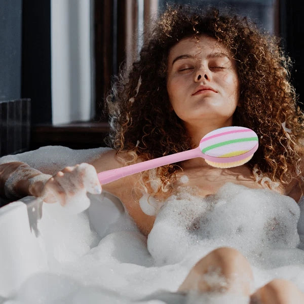 Bath Brush Back Scrubber with Long Handle Adaptive Shower Brushes