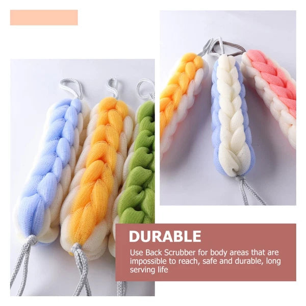 2 Pcs Bath Bar Back Scrubber Miss Man Shower Brush Exfoliating Body