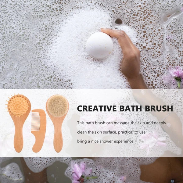 Baby Bath Brush Toddler Man Body Brushes for Shower Back Scrubber