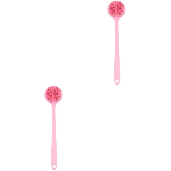 2 Count Bath Brush Elderly Baby Bathing Brushes Women Back Exfoliator