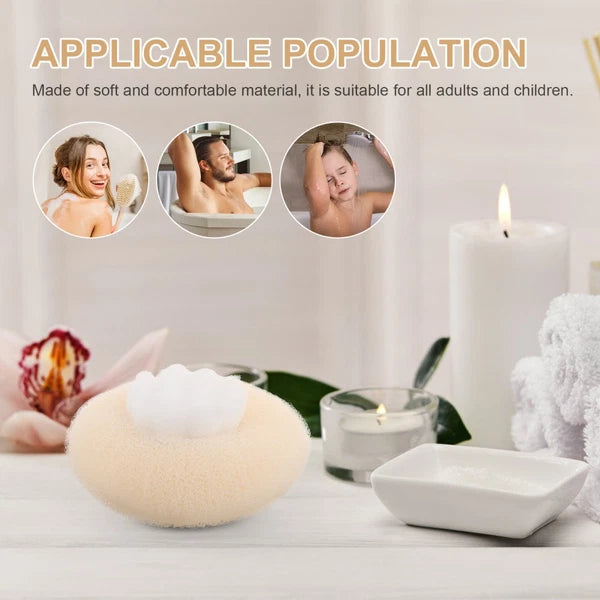 Suction Cup Bath Ball for Women Body Exfoliating Shower Accessory, Bath Brush