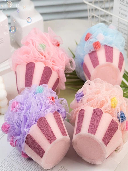 Bathing Flower Ball Never Dispersing Scrubbing Bathing Cartoon Bubbles