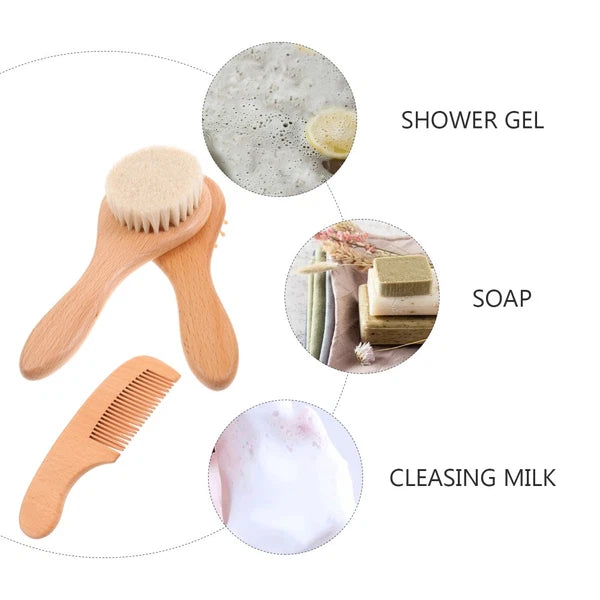 Baby Bath Brush Toddler Man Body Brushes for Shower Back Scrubber