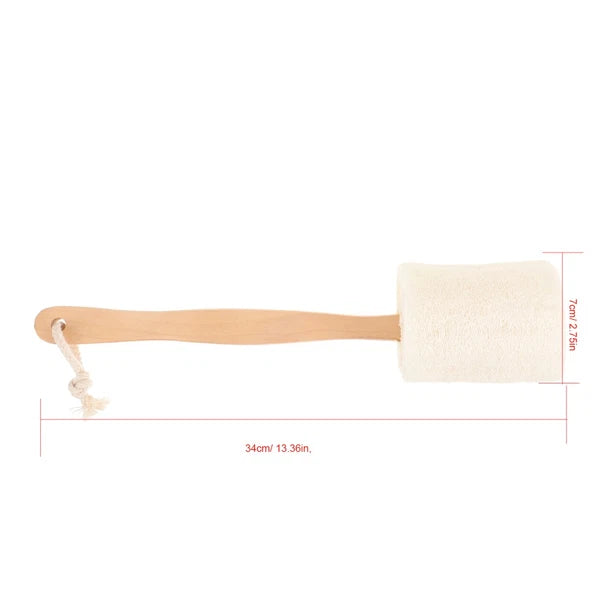 Loofah With Handle Sponge Stick Shower Brush Bath for Men Bathroom Scrub Body