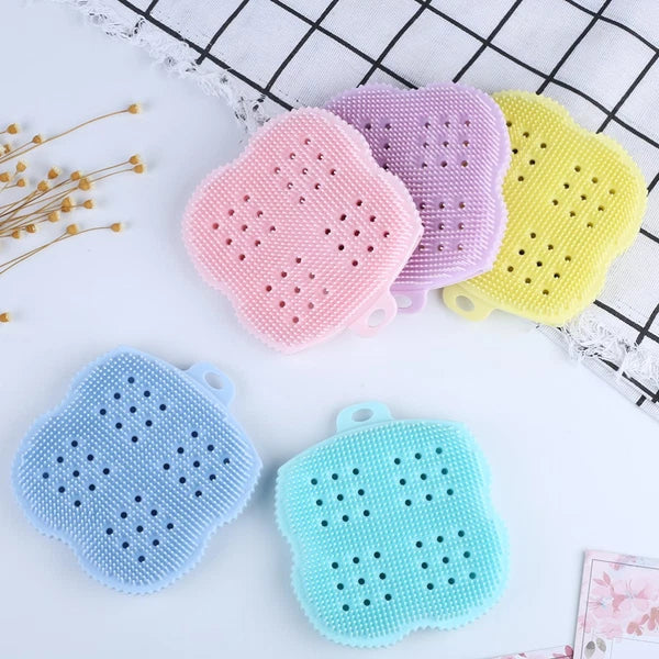 Baby Exfoliating Towel Bath Scrubber for Cleaning Bathing Brush Back