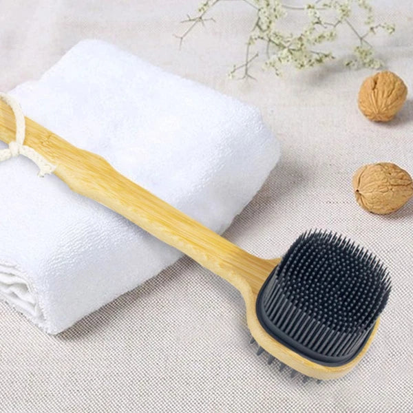 Bath Brush Body Exfoliator Silicone Shower Man Scrubber for