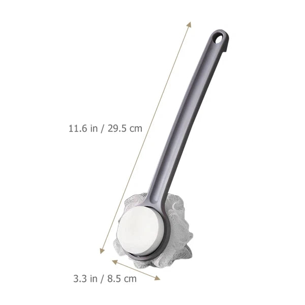 2 PCS Bath Ball Brush Child Exfoliating Back Scrubber with Handles