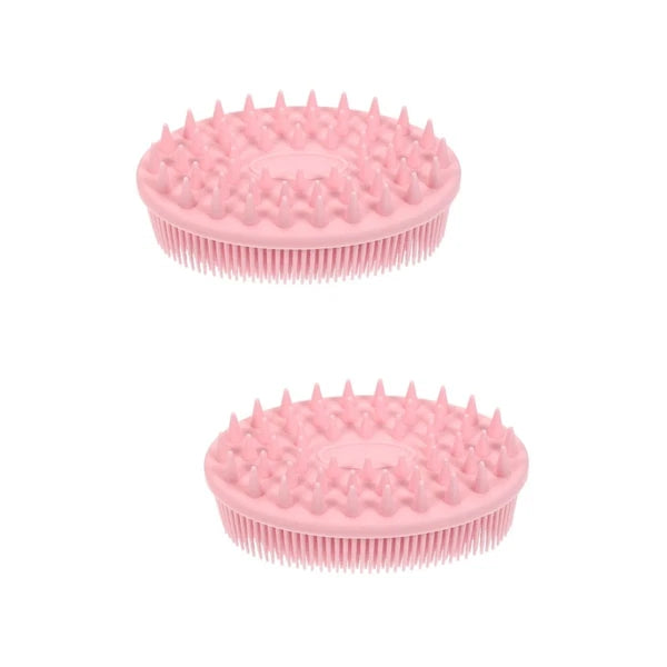 2 Pack Silicone Bath Brush Scrubbers Brushes for Shower