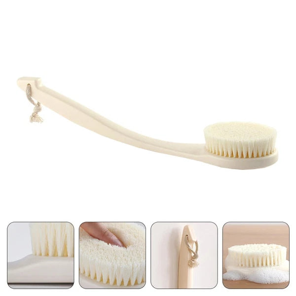 3 Pieces Bath Brush Multi-functional Exfoliating Shower Scrubber