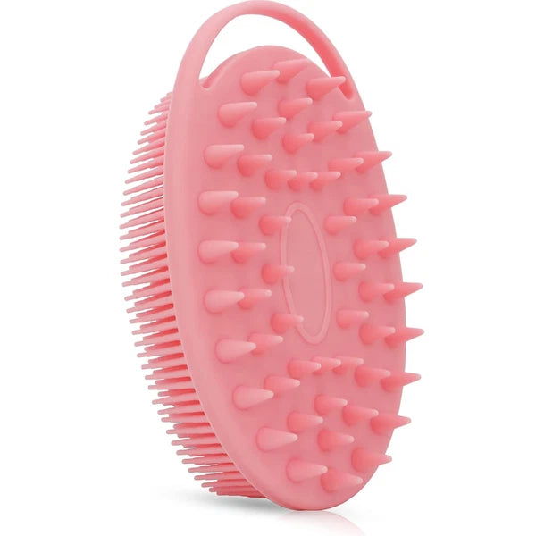 Upgrade 2 in 1 Bath and Shampoo Body Brush, Silicone Exfoliating Body Scrubber f