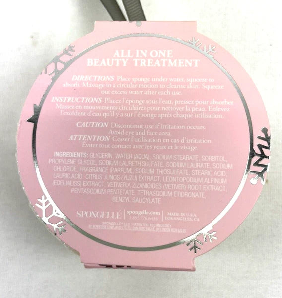 Spongelle Joy SUGAR PLUM Buffer Body Wash Infused Christmas 1.5 oz Lot of 3 New