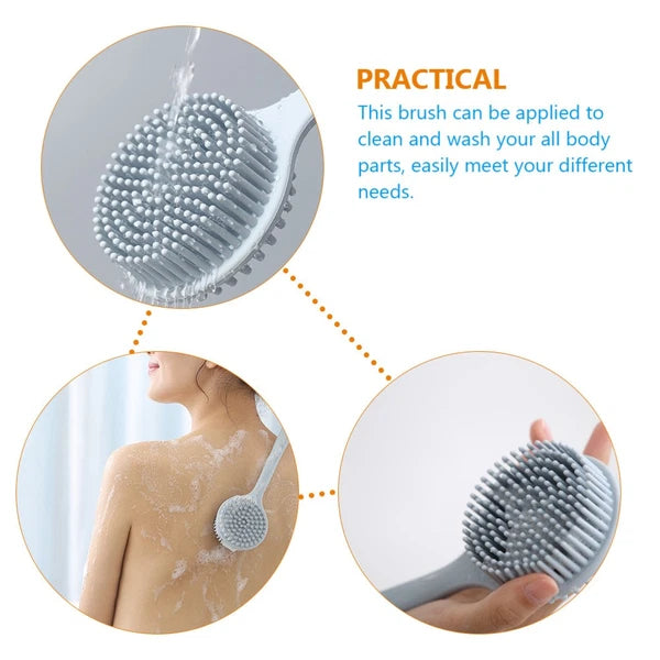 Bath Brush Man Silicone Scrubber for Shower Exfoliating
