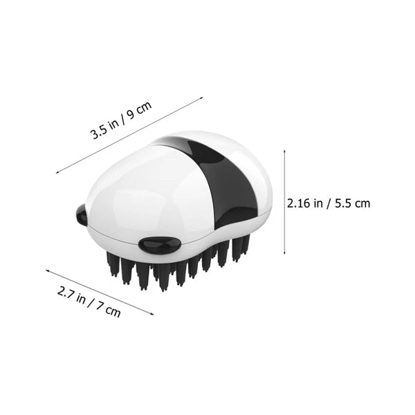 Panda Bath Brush Pet Wash for Bathing Grooming Massage Dog Palm Puppy
