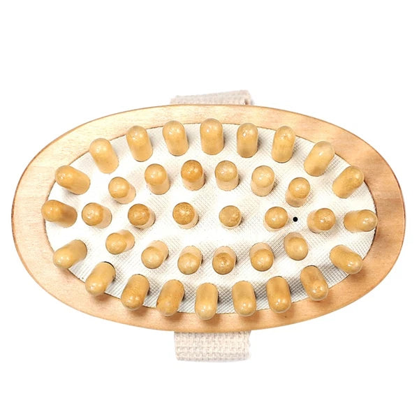 Massage Brush Head Dry Brushing Body Exfoliating for Man Compact Bath Bathing