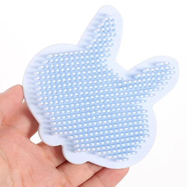 Silicone Bath Brush Child Double-sided Exfoliating Body Scrubber