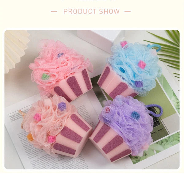 Bathing Flower Ball Never Dispersing Scrubbing Bathing Cartoon Bubbles