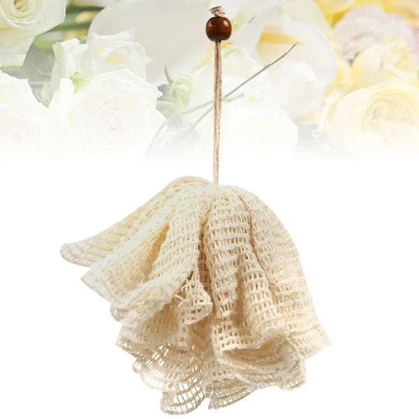 Bath Flower Towel Scrubber for Body Brush Bubbles Travel Shower Ball